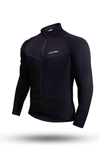 Kounga Jersey De Ciclismo Cotamil, Hombre, Black, M