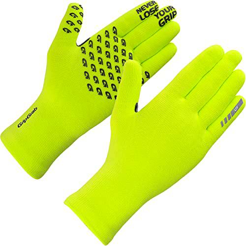 GripGrab Guantes de Ciclismo de Invierno Térmicos Impermeables de Punto Largos Antideslizantes Cortavientos Táctiles