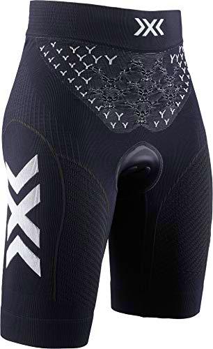 X-Bionic Twyce 4.0 Bike Padded Shorts, Hombre, Opal Black/Arctic White, XS