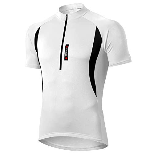 MEETWEE Maillot Ciclismo Hombre, Bicicleta De para Jersey Manga Corta Cómodo Respirable Secado Rápido