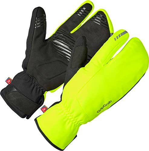 GripGrab Nordic 2 - Guantes de Ciclismo térmicos Acolchados para Invierno (3 Dedos)