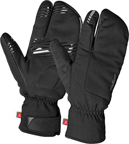 GripGrab Nordic 2 - Guantes de Ciclismo térmicos Acolchados para Invierno (3 Dedos)