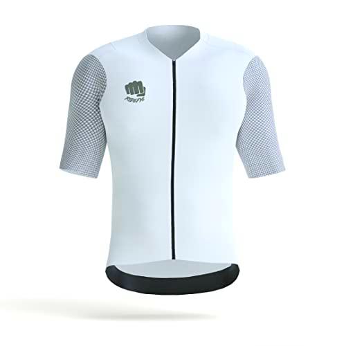 Ridefyl Maillot Verano Mahora Camiseta, Blanco, Extra Grande Unisex Adulto