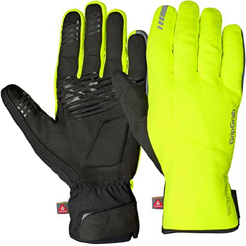 GripGrab Guantes de Ciclismo Polaris 2 de Invierno Impermeables Térmicos Cortavientos Acolchados Bicicleta Carretera MTB