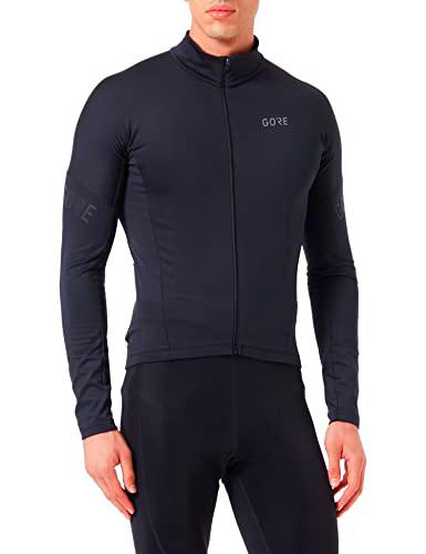 GORE WEAR Maillot térmico de ciclismo para hombre, C3, XL, Negro