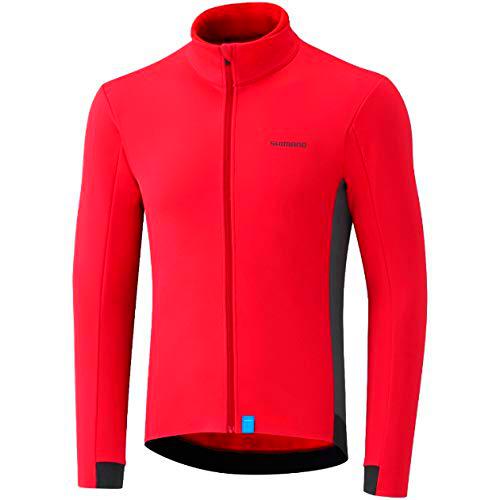 SHIMANO Maillot SH Wind, Hombre, Rojo, M