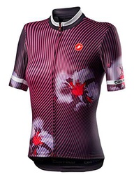 castelli Primavera Jersey T-Shirt, Unisex Adulto, Burdeos, S