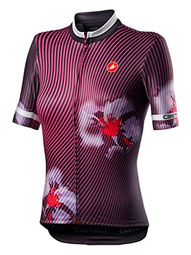 castelli Primavera Jersey T-Shirt, Unisex Adulto, Burdeos, S