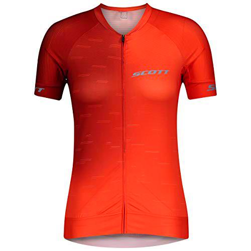 SCOTT Maillot RC Pro S/SL, Mujeres, Flame Red/GL BL, XS