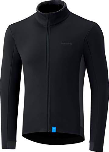 SHIMANO Maillot SH Wind, Hombre, Negro/T, M