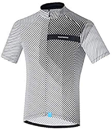 SHIMANO Maillot M/C SH Climbers, Hombre, Blanco, XL