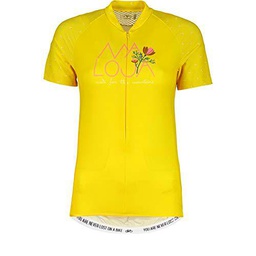 Maloja OrtensiaM. 1/2 Maillot Técnico, Mujer, Amarillo (Ginger), XS