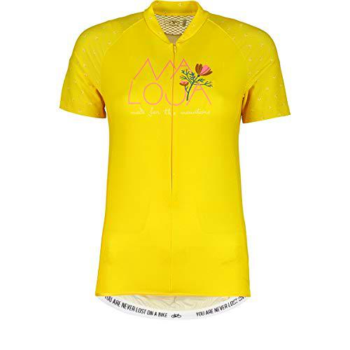 Maloja OrtensiaM. 1/2 Maillot Técnico, Mujer, Amarillo (Ginger), XS