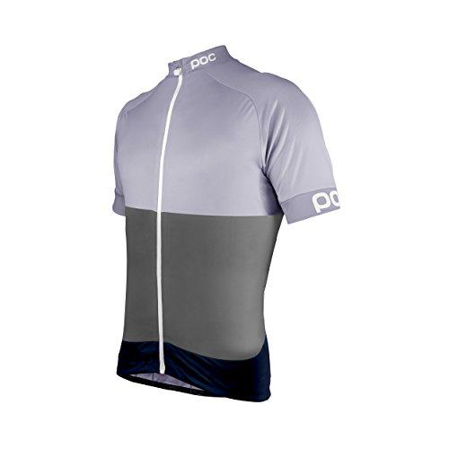 POC Fondo Classic Camiseta de Ciclismo, Hombre, Gris (Phosphite Multi Grey), XS