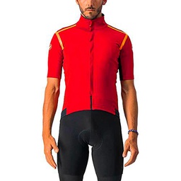 castelli Gabba Ros Chaqueta, Hombre, Pro Red/Brilliant Orange, M