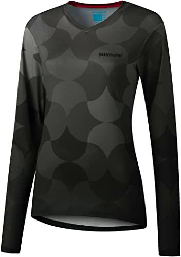 SHIMANO Saiko W'S L.S. Jersey Maillot, Adultos Unisex