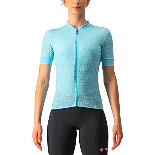 castelli Promesa Jacquard Jersey Camiseta, Mujer, Skylight, M