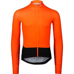 POC M's Essential Road LS Jersey T-Shirt, Zink Orange