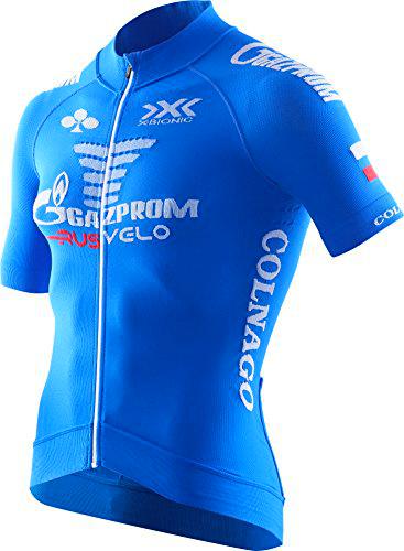 X-Bionic Maillot M/C EVO 2017, Hombre, Team Gazprom 17, S