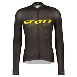 Scott 288687 T-Shirt, Negro/Amarillo, S Hombres