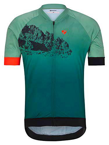 Ziener Nogal - Maillot de Ciclismo para Hombre - Bicicleta de montaña/Carretera