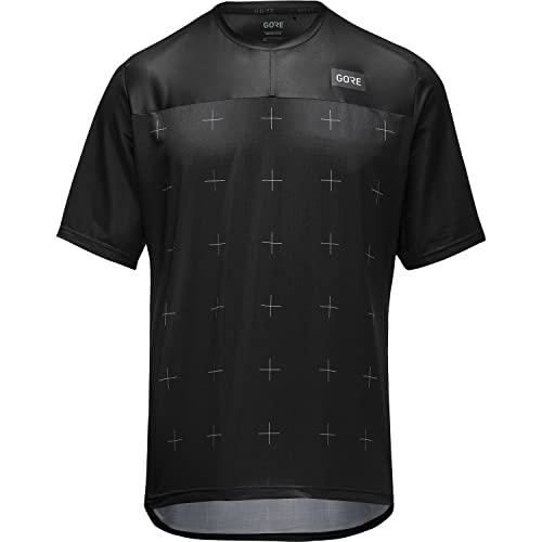 GORE WEAR Maillot de manga corta TrailKPR Daily para hombre, M, Negro