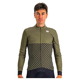 Sportful Checkmate TH Jersey Túnica de enfermería, Beetle Black, M Hombres