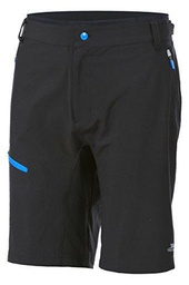 Trespass Malaki Cycling Pantalón Corto, Hombre, Negro (blk), L