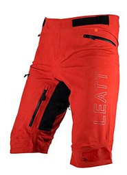 Leatt Pantalones Cortos MTB Hydradri 5.0, Lava, 50W para Hombre