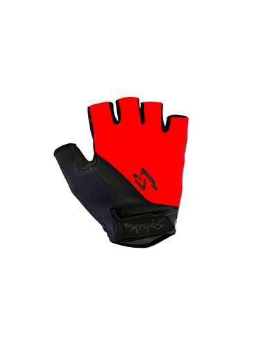 Spiuk XP Guante Corto, Adultos Unisex, Rojo/Negro, T. XXL