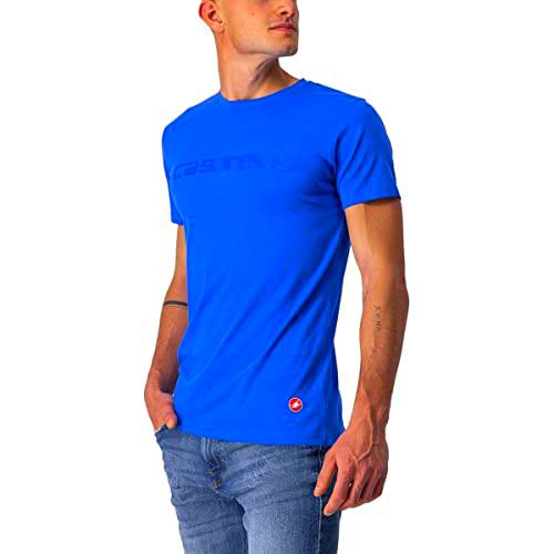 castelli Sprinter tee Camiseta, Hombre, Celeste Italia, L