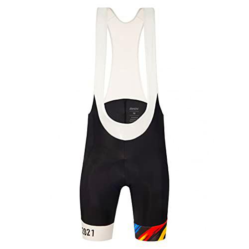 Santini Karma EVO-Bib Shorts Splashes Design Flanders 2021 Culotte