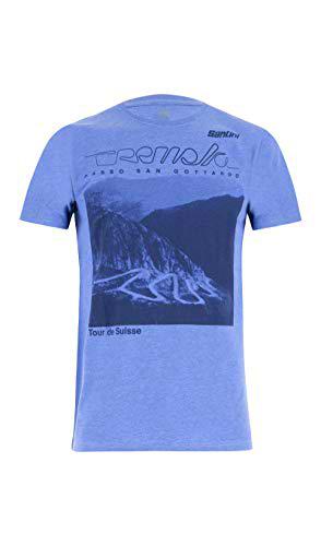 Santini Tour De Suisse-Tremola 2019 Camiseta, Unisex Adulto