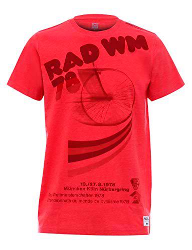 Santini UCI Rainbow Design Camiseta, Hombre, Rojo, 2 X-Grande