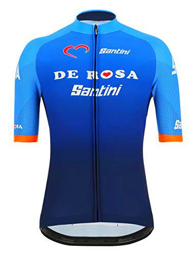 Santini De Rosa 2019 - Camiseta de Manga Corta para Hombre