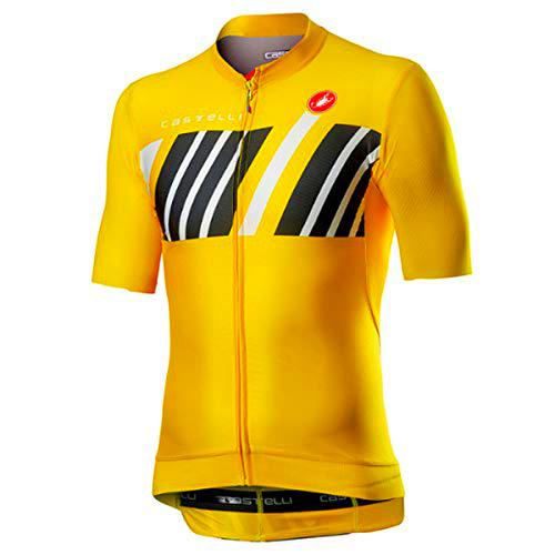 castelli Hors Categorie Camiseta, Hombre, Amarillo, XX-Large