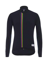 Santini UCI Rainbow Design Camiseta de Manga Larga