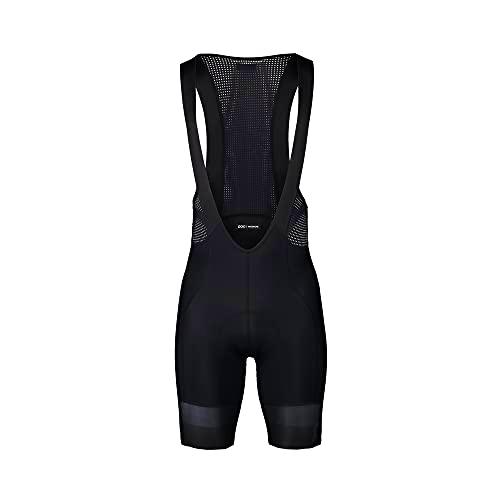 POC Essential Road VPDs Bib Shorts, Men's, Uranium Black/Uranium Black, L