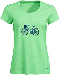 VAUDE Camiseta para Mujer Cyclist V, May Green, 42