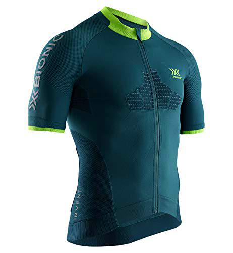 X-Bionic RT-BT00S19M Maillot M/C Regulator Bike Race Zip Hombre Verde, XXL