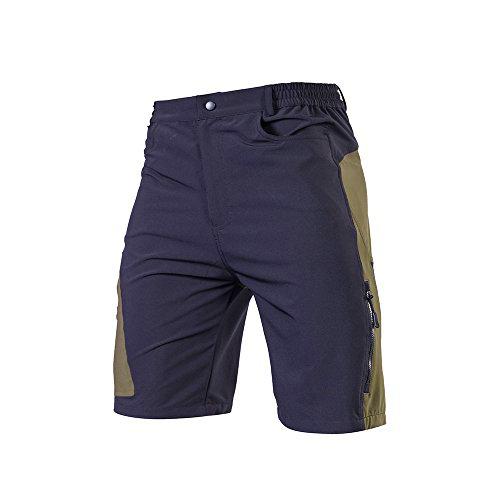 TOMSHOO Pantalones Cortos de Ciclismo para Hombre, Transpirables