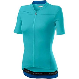 castelli Anima 3 Jersey Sudadera, de los Hombres, Celeste/Marineblau