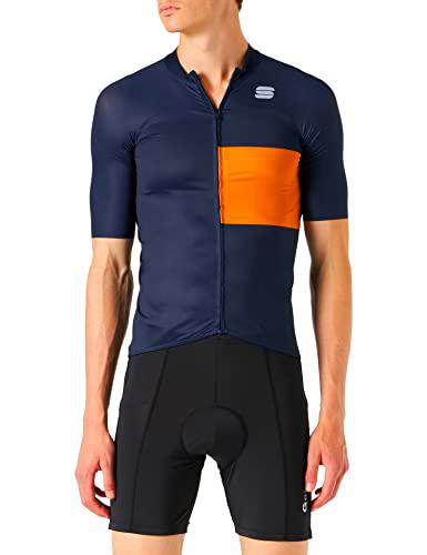 Sportful Snap Jersey Sweatshirt, Galaxy Blue Golden Oak