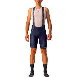 CASTELLI 4522002-414 Free Aero RC Bib Shorts Men's Savile Blue/Electric Lime XS