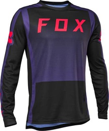 Fox Racing Jersey de Manga Larga Defend Camiseta, Sangria