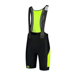 Rogelli Bibshort Tyro, Hombre, Negro/Fluorescente, XX-Large