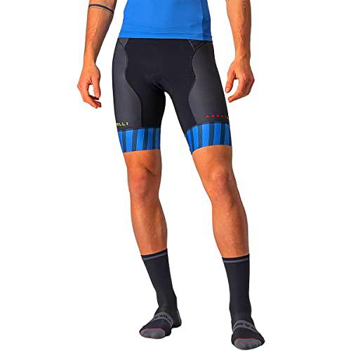 CASTELLI Free Tri 2 Short Shorts, Cobalt Blue/Electic Lime, XXXL Men's