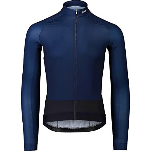 POC M's Essential Road LS Jersey T-Shirt, Turmaline Navy, L Men's