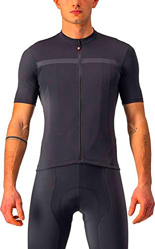 castelli Clasifica Jersey T-Shirt, Hombres, Light Black, S