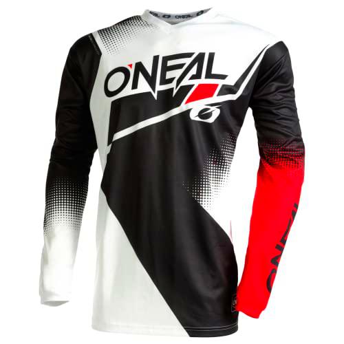 Oneal Element Racewear V.22 Maillot de Motocross (Black/White/Red,S)